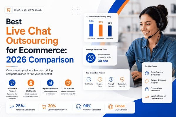 Best Live Chat Outsourcing for Ecommerce 2026